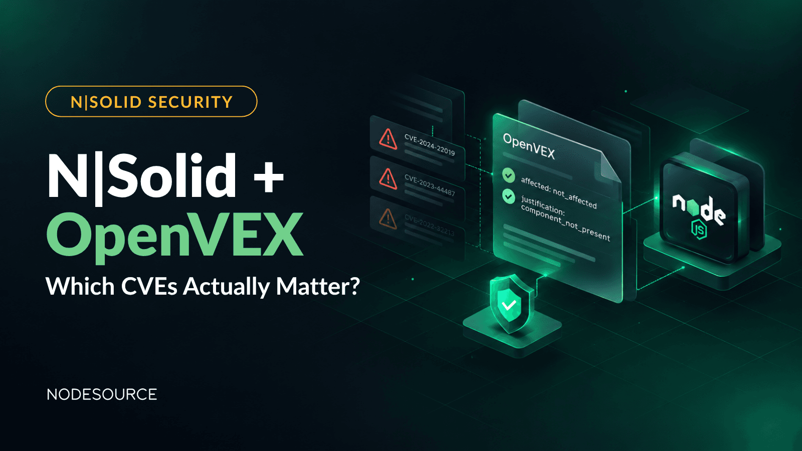 not-every-cve-is-exploitable-nsolid-openvex-security-context