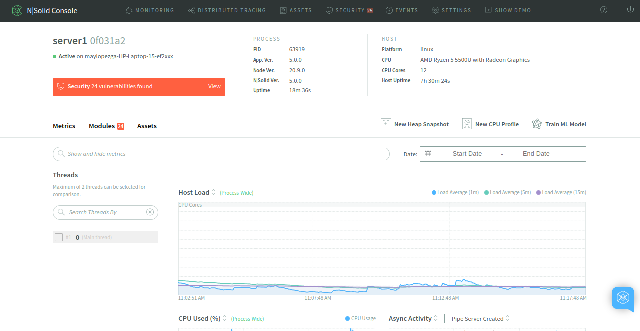 Processes Monitoring